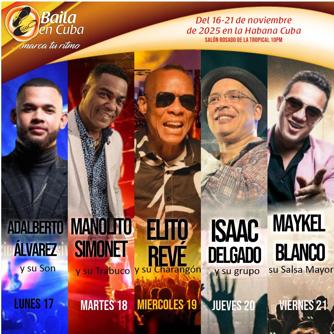 Baila en Cuba 2025 será del 16 al 21 de noviembre